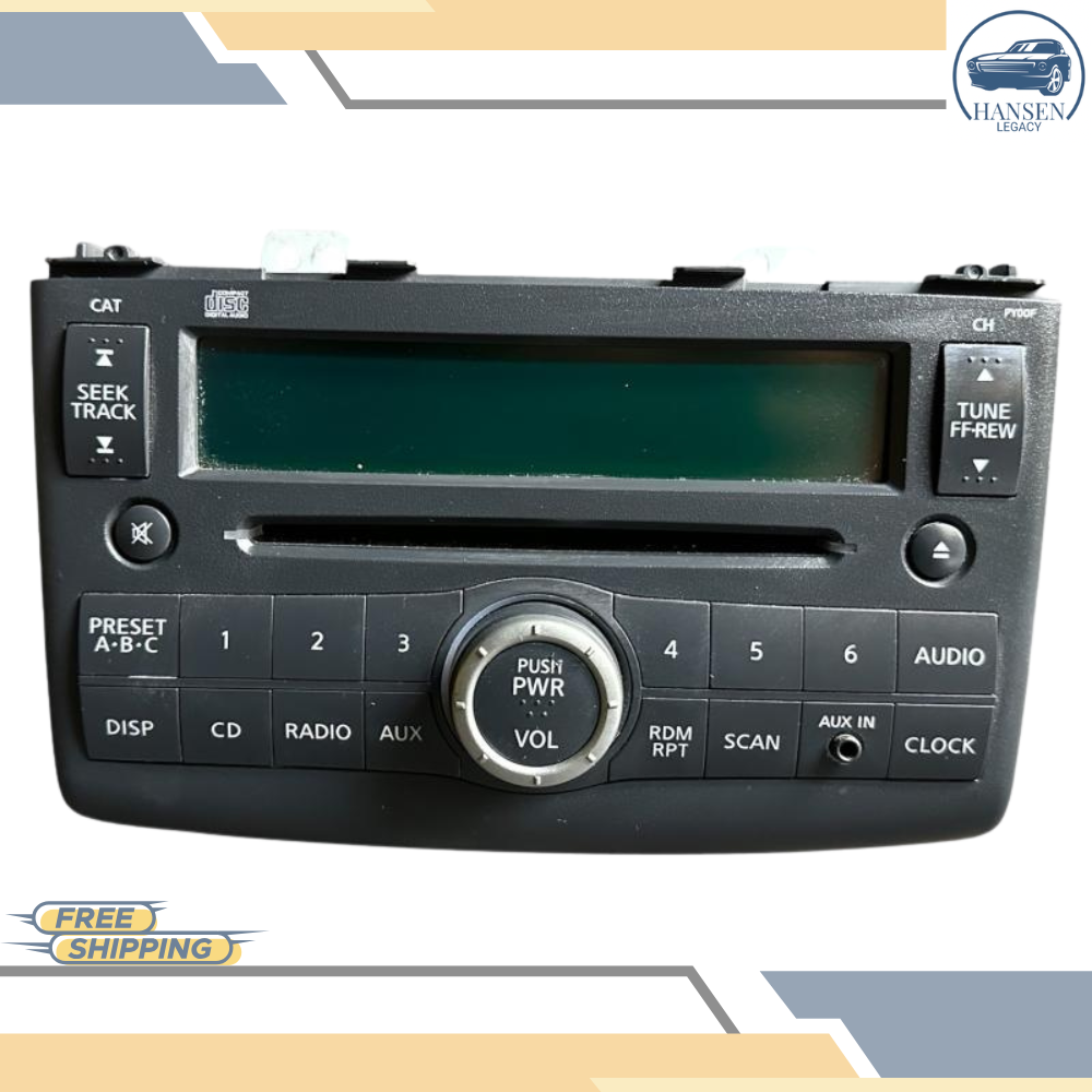 2009–2010 Nissan Rogue AM FM CD Radio Receiver 09 10 OEM Tested — view 1
