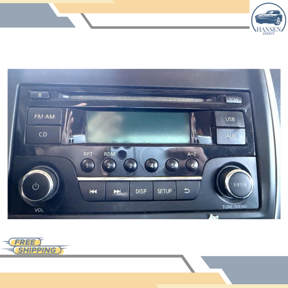 2015–2018 Nissan Versa Radio AM FM CD Player Receiver without Navigation 15 16 17 18 — view 1