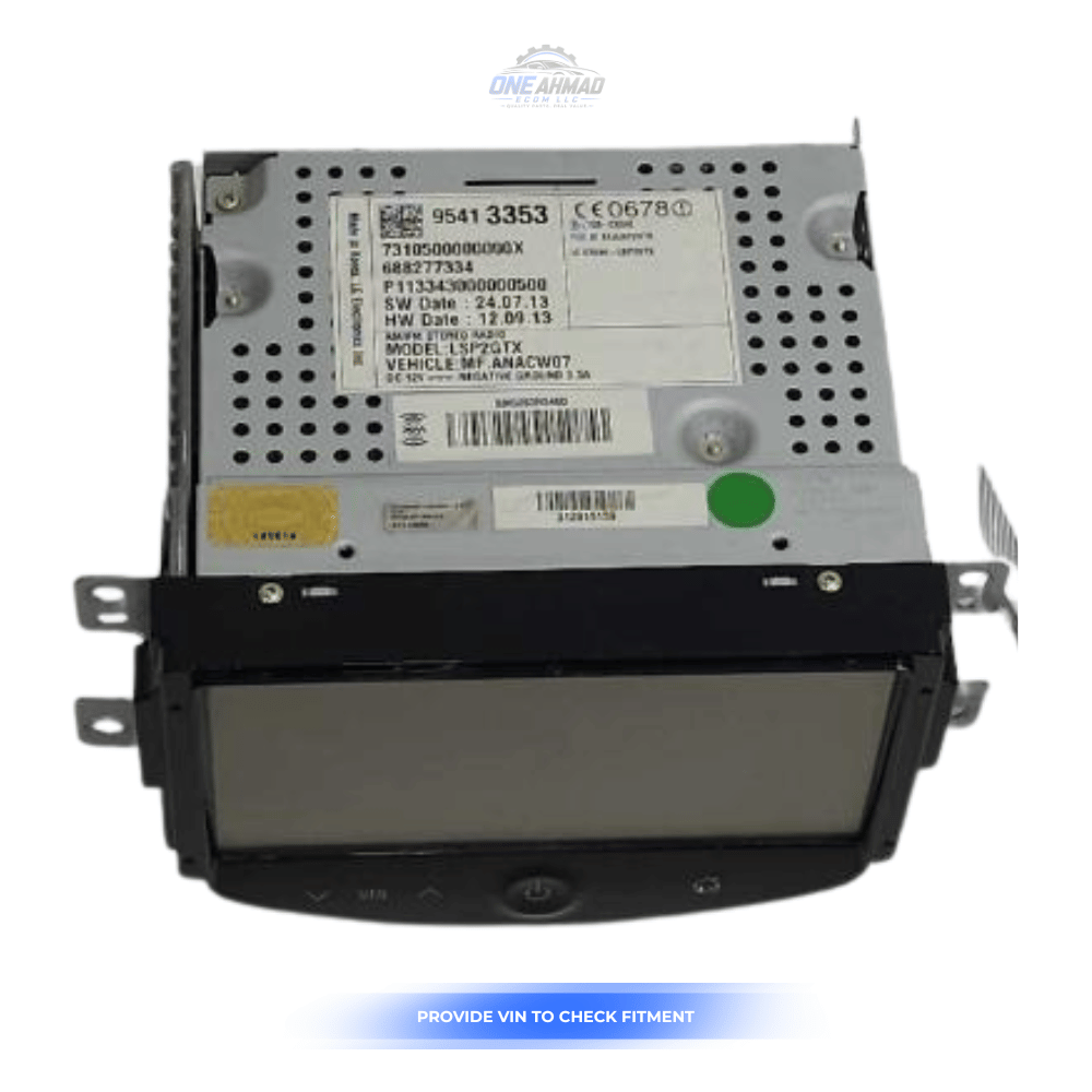 2013–2015 Chevrolet Spark Display Screen AM FM MP3 Radio Receiver 42357722 OEM — view 2