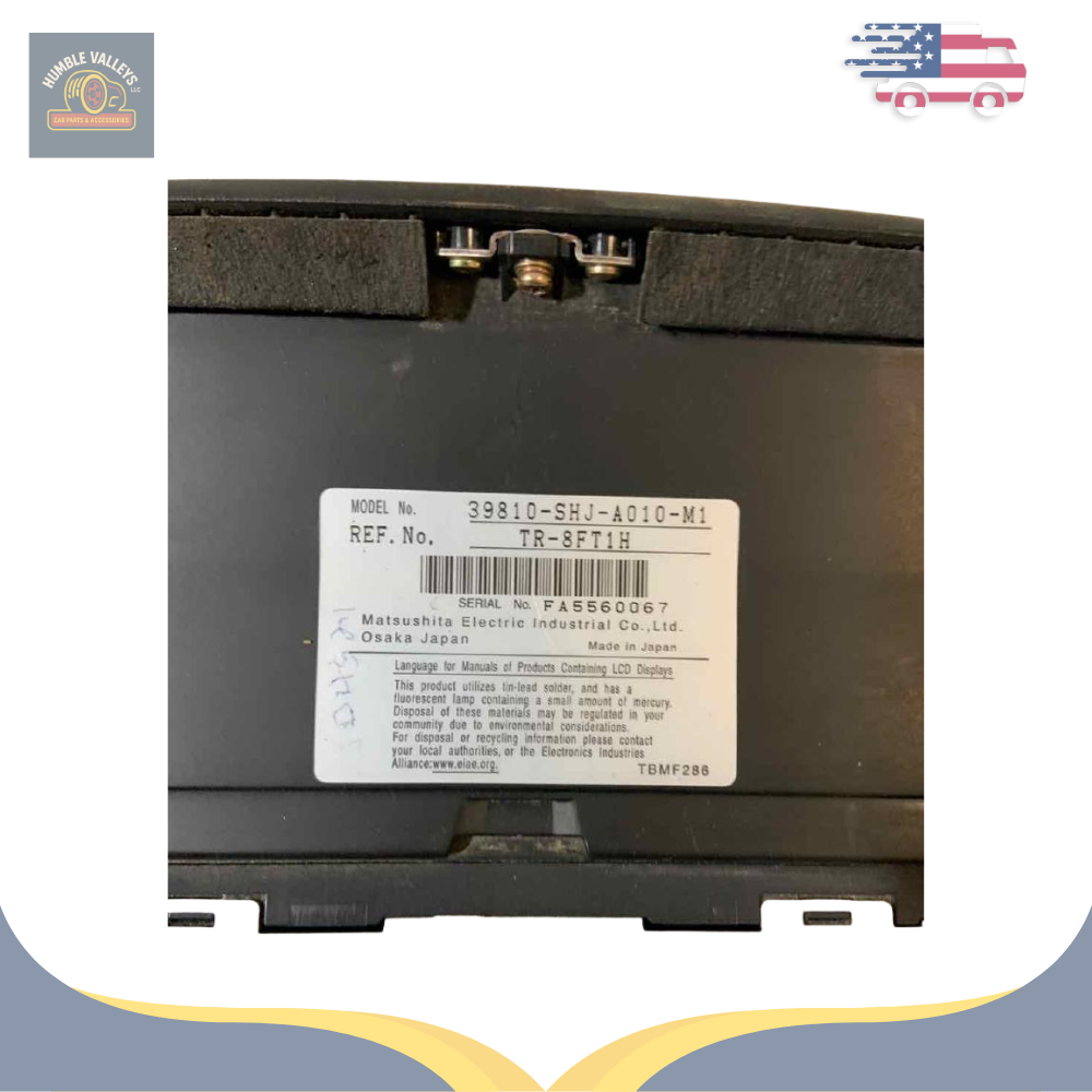 2007–2010 Honda Odyssey AM FM Navigation Radio DISPLAY SCREEN OEM — view 2