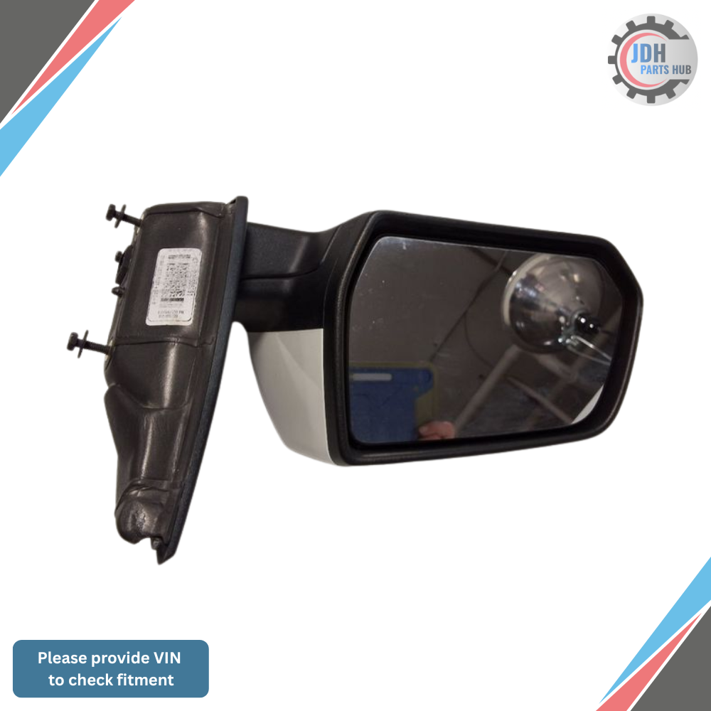 2017–2019 GMC Acadia Left Driver Side View Door Mirror Power Option DR5 White — view 2