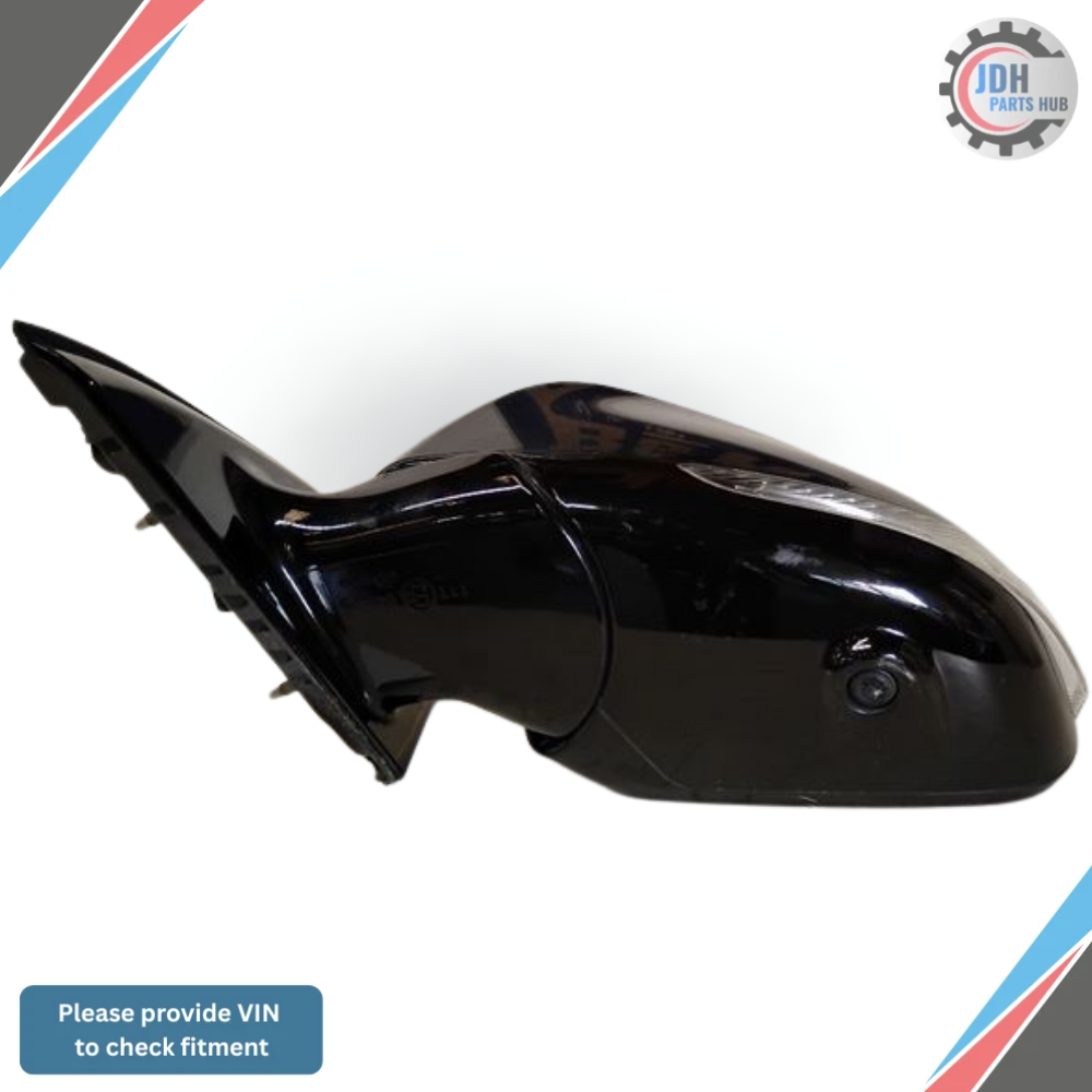 2017–2020 Infiniti QX60 Left Driver Side Door Mirror Assembly Black Power Heated — view 4