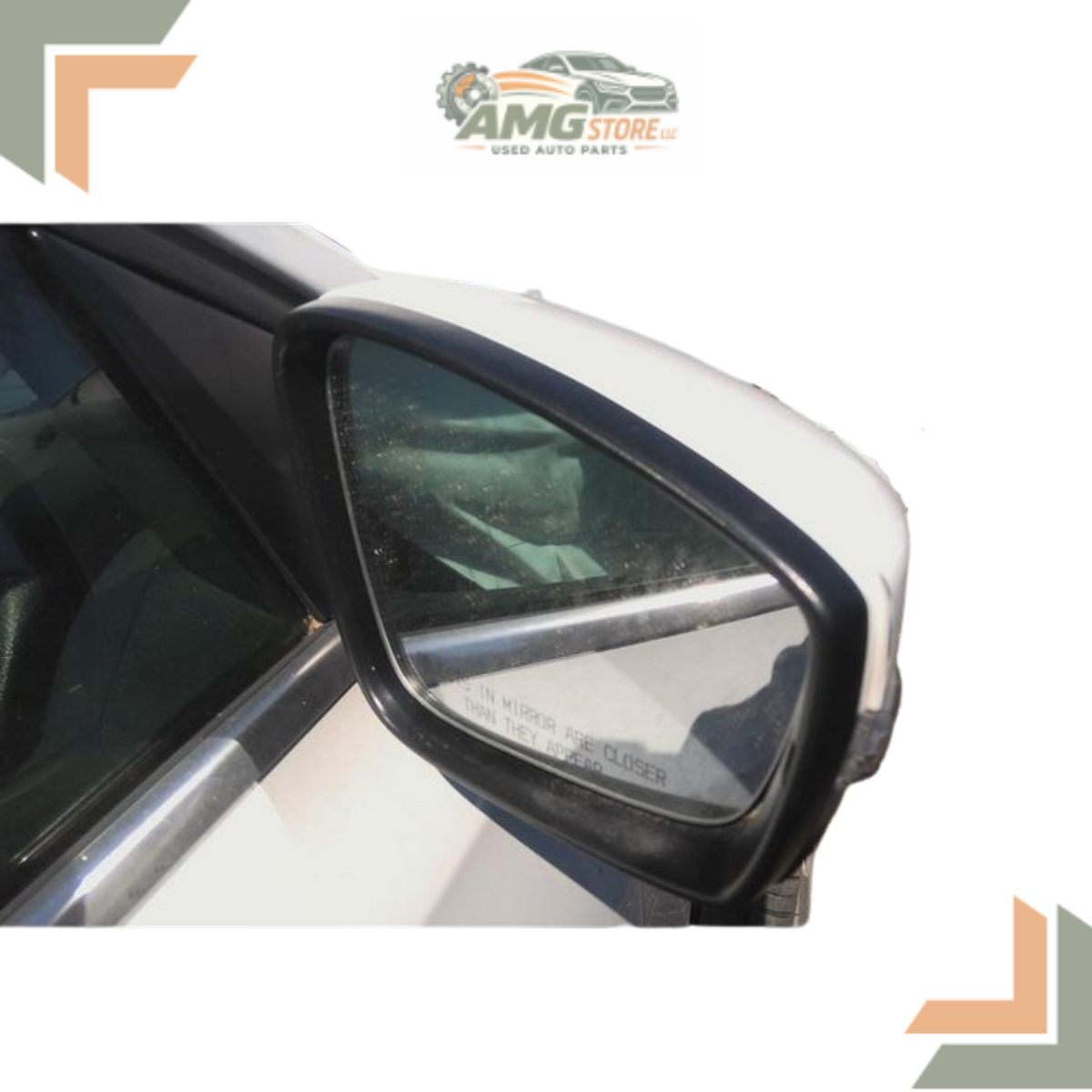 2011–2016 Volkswagen Jetta Right Passenger Side View Door Mirror White OEM — view 4
