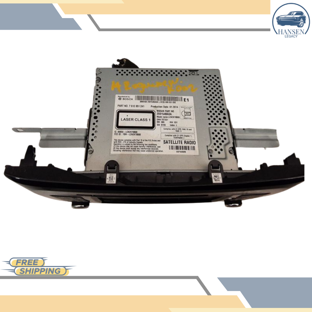 2014–2016 Nissan Rogue AM FM CD Navigation Radio Receiver OEM — view 3