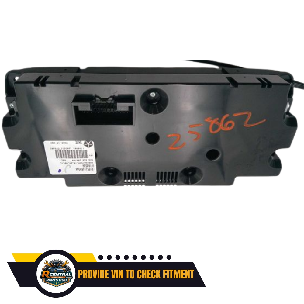 2011–2013 Jeep Grand Cherokee Manual Climate AC Heater Temperature Control OEM — view 2