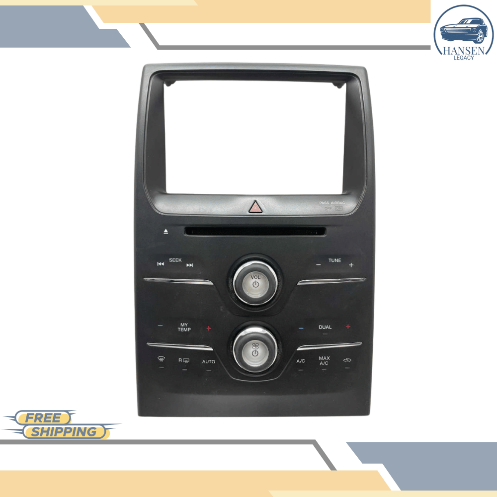 2014–2019 Ford Flex AC Heat Temperature Radio Control Panel 8" Screen Opening — view 1
