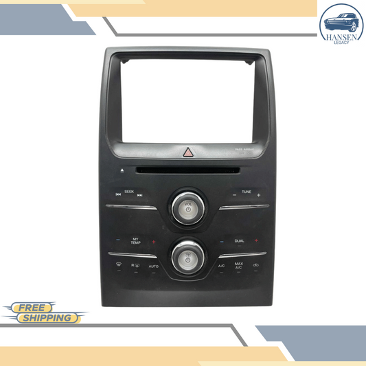 2014–2019 Ford Flex AC Heat Temperature Radio Control Panel 8" Screen Opening — view 1