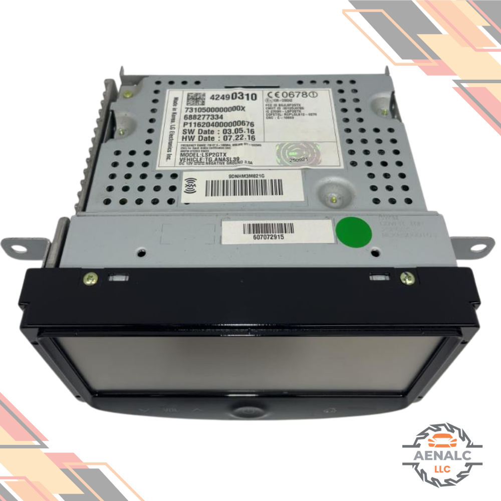 2015–2016 Chevrolet Trax Radio Display & Receiver with mylink u2k OEM — view 2