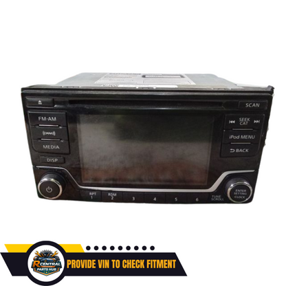 2017–2019 Nissan Sentra Radio Receiver Display Screen AM/FM/CD Player OEM — view 1