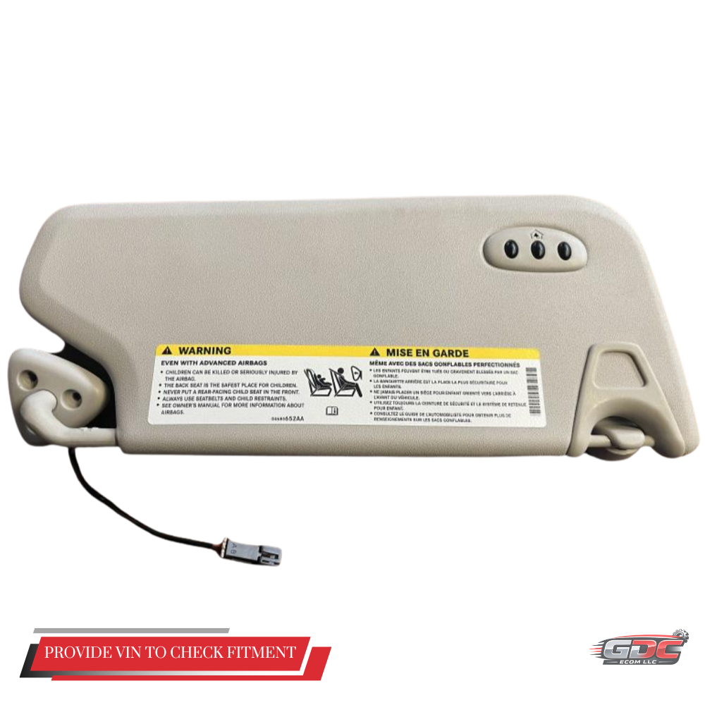 2011–2020 Dodge Journey LH Driver Sunvisor Sun Visor with Homelink OEM — view 2