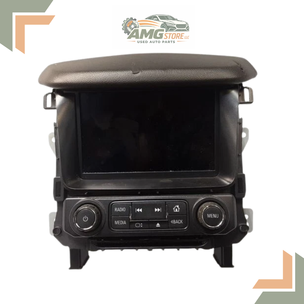 2017–2020 Chevrolet Tahoe Radio Control Panel Display Screen ID 84096260 — view 1
