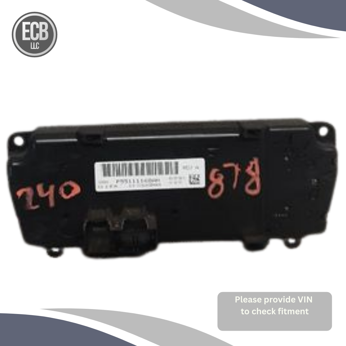 2011–2013 Jeep Wrangler Manual AC Heater Temperature Climate Control OEM — view 2