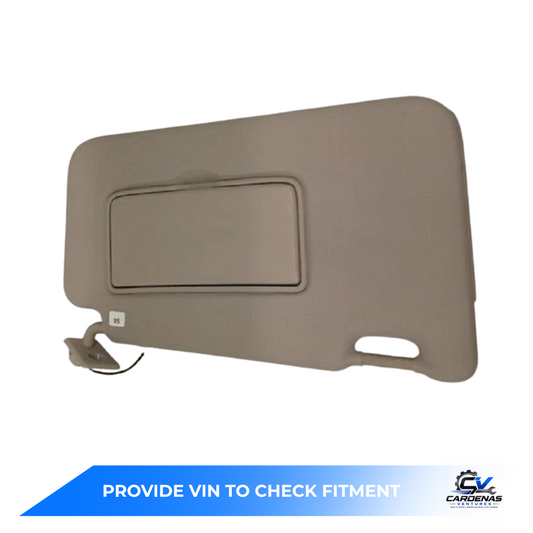 2018–2024 Nissan Kicks Passenger RH Sun Visor OEM — view 1