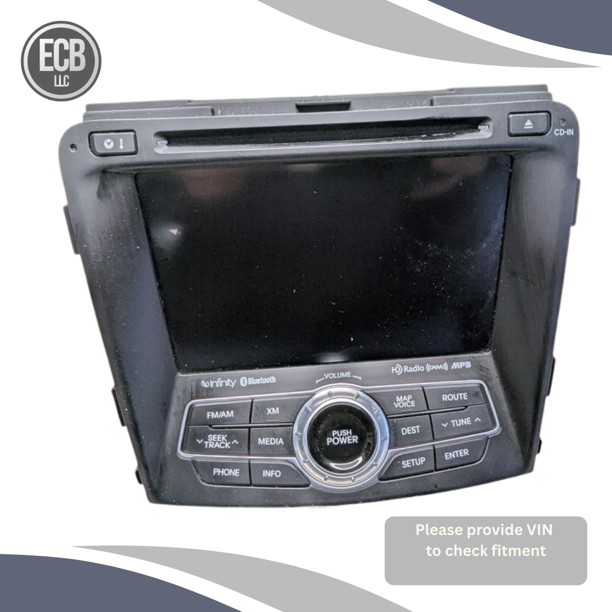 2011–2015 Hyundai Sonata Radio Receiver Navigation Display Screen OEM — view 1