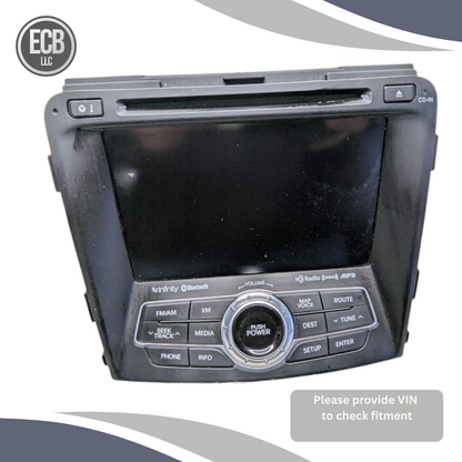 2011–2015 Hyundai Sonata Radio Receiver Navigation Display Screen OEM — view 1