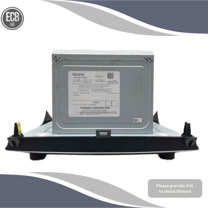 2016–2017 Toyota Camry Radio Display Screen ID OEM — view 4