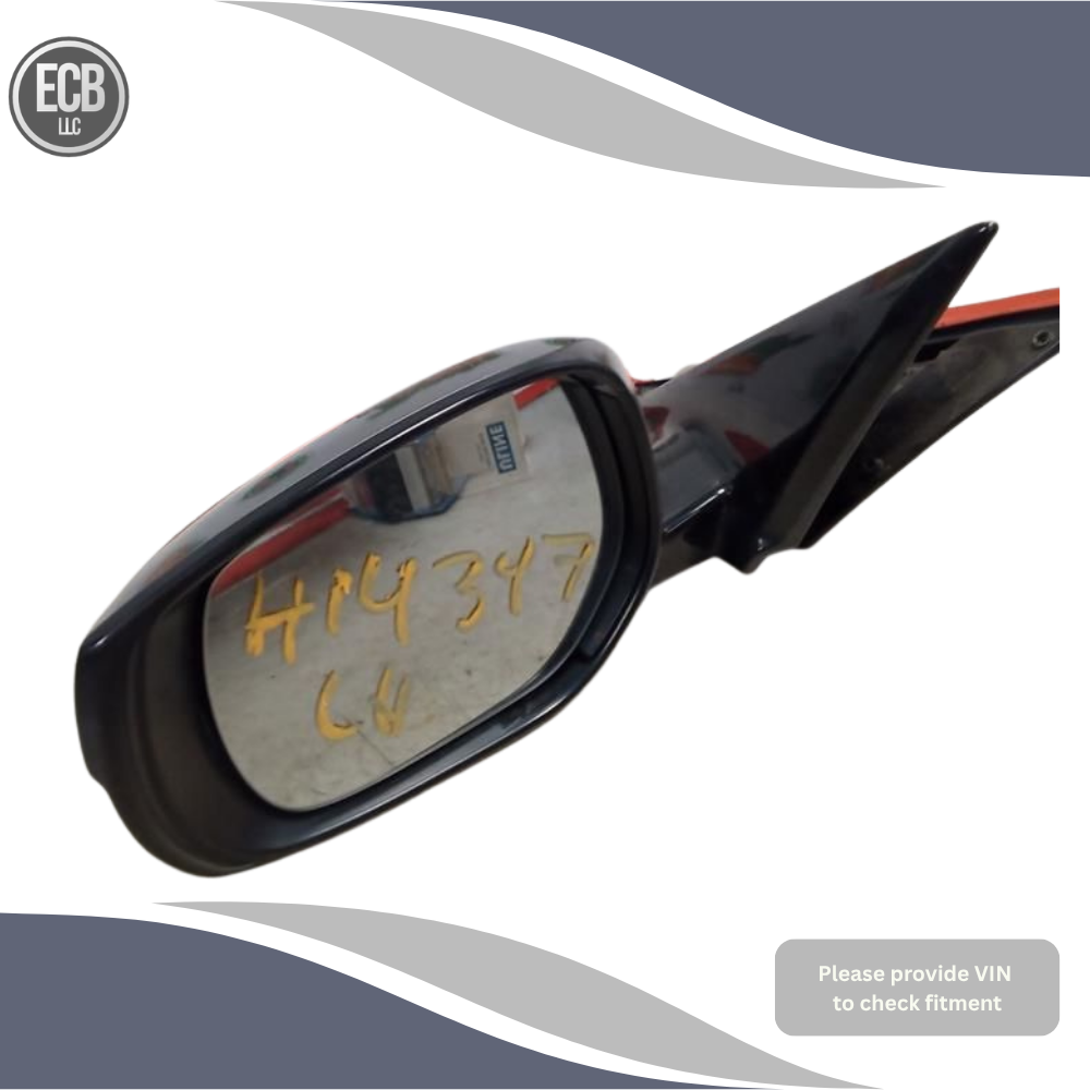 2014–2021 Infiniti Q50 Left Driver Side Door Mirror Heated Gray — view 2