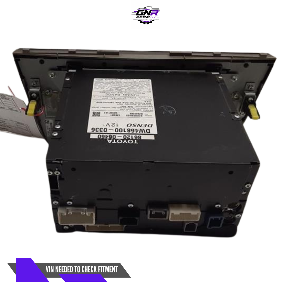 2007–2009 TOYOTA CAMRY HYBRID AM FM NAVIGATION SAT MP3/CD/DVD PLAYER RADIO E7011 — view 2