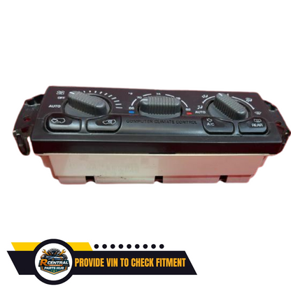 2000–2002 Chevrolet Suburban 1500 2500 AC Heater Temperature Control OEM — view 2