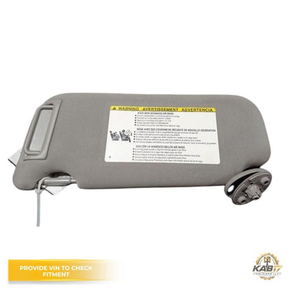 2018–2024 Toyota Camry RH Right Passenger Sun Visor with Mirror & Extender Gray OEM — view 3