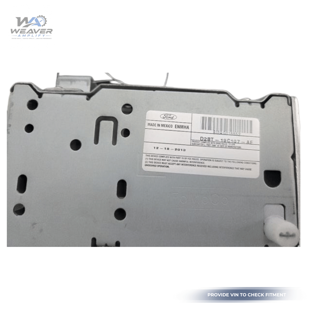 2014–2015 Ford Fiesta AM-FM-CD-MP3, single disc Radio Receiver OEM — view 3