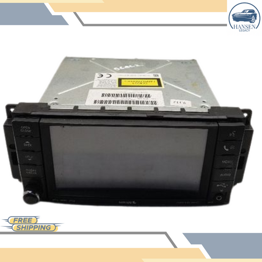 2008 CHRYSLER TOWN & COUNTRY RADIO RECEIVER REN WITH SATELLITE OEM — view 1
