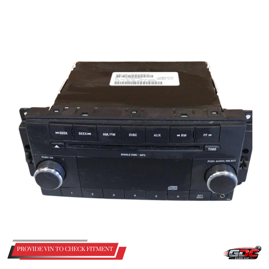 2011–2012 Dodge Caliber AM FM CD MP3 Radio Receiver OEM — view 1