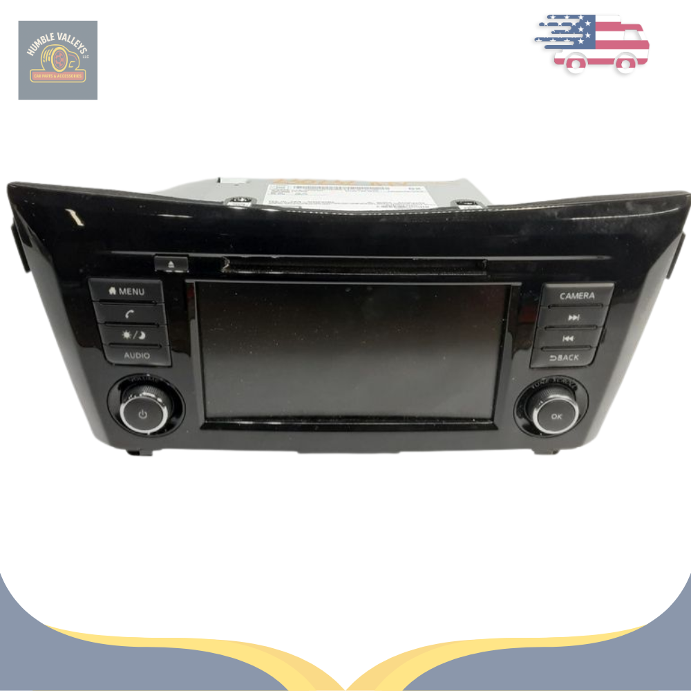 2018–2020 Nissan Rogue AM FM CD Radio Display & Receiver Single CD OEM — view 1