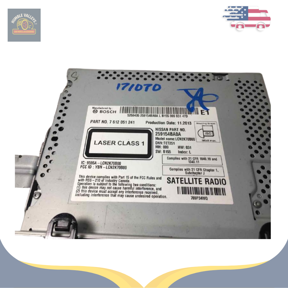 2014–2016 Nissan Rogue AM FM CD Navigation Radio Receiver OEM — view 2