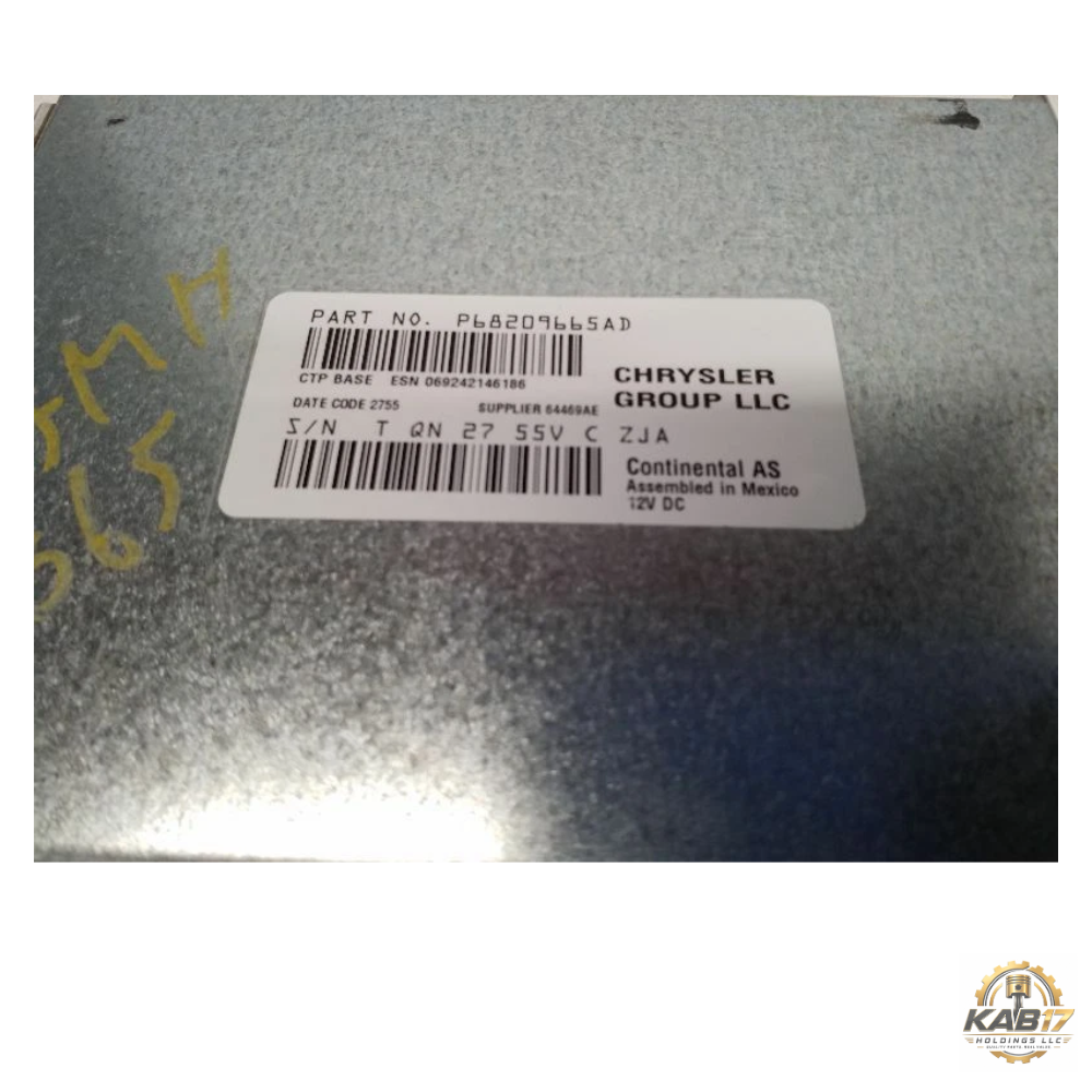 2011–2018 Dodge Journey Radio Display Receiver 4.3" Satellite AM FM CD MP3 OEM — view 2