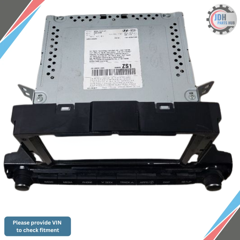 2017–2019 Hyundai Elantra AM FM Radio Receiver with Display Screen OEM — view 2