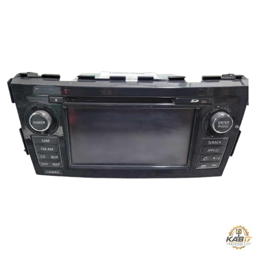 2015 Nissan Altima AM-FM-CD Satellite Navigation Radio Receiver OEM — view 1