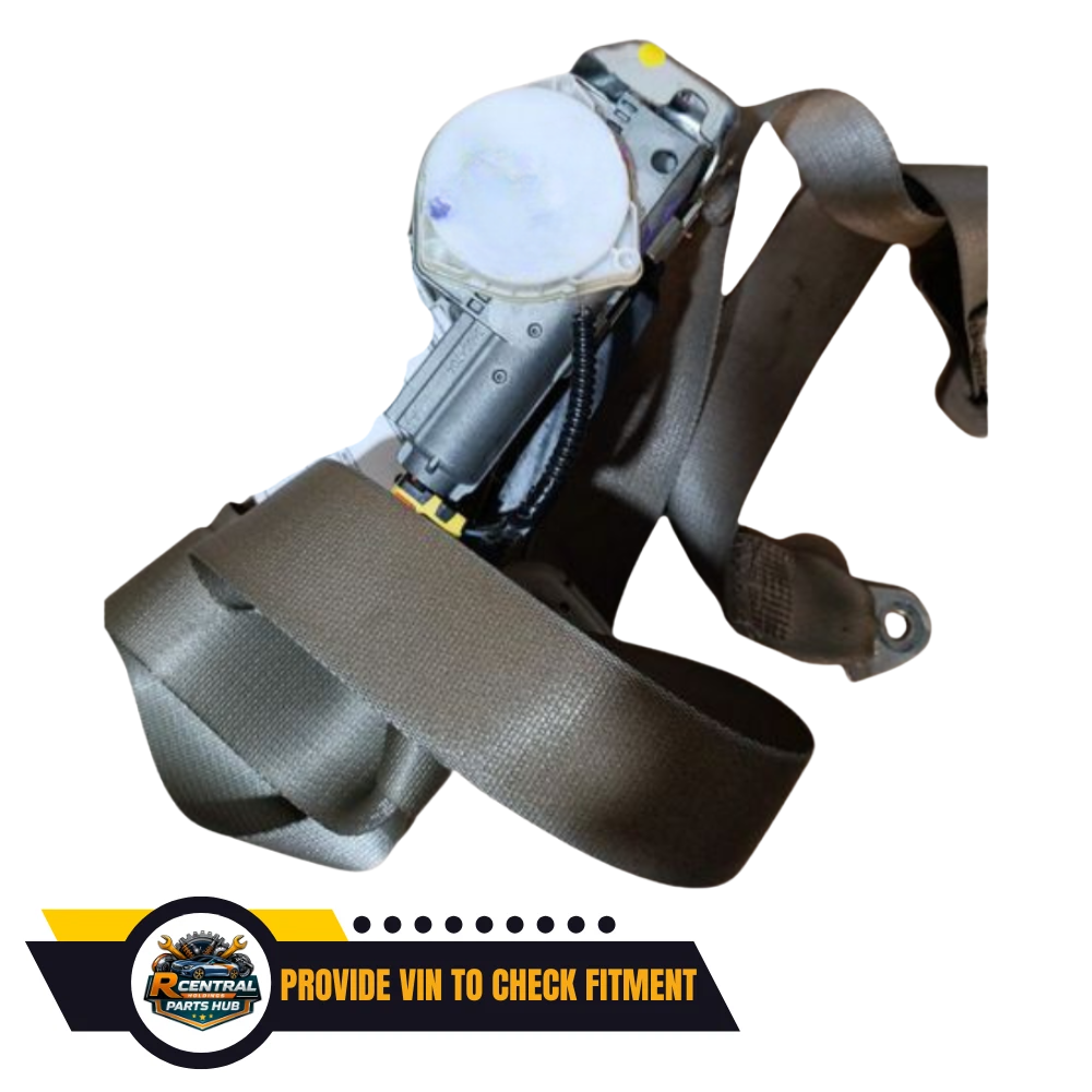 2013–2014 Ford Edge Front Left Driver Side Seat Belt Retractor Assembly Black — view 1