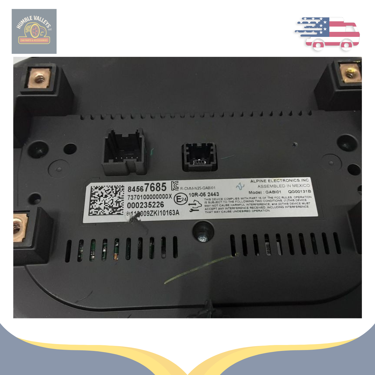 2019–2023 Chevrolet Equinox/Malibu Radio Info GPS TV 7" Front Center Display Screen — view 5