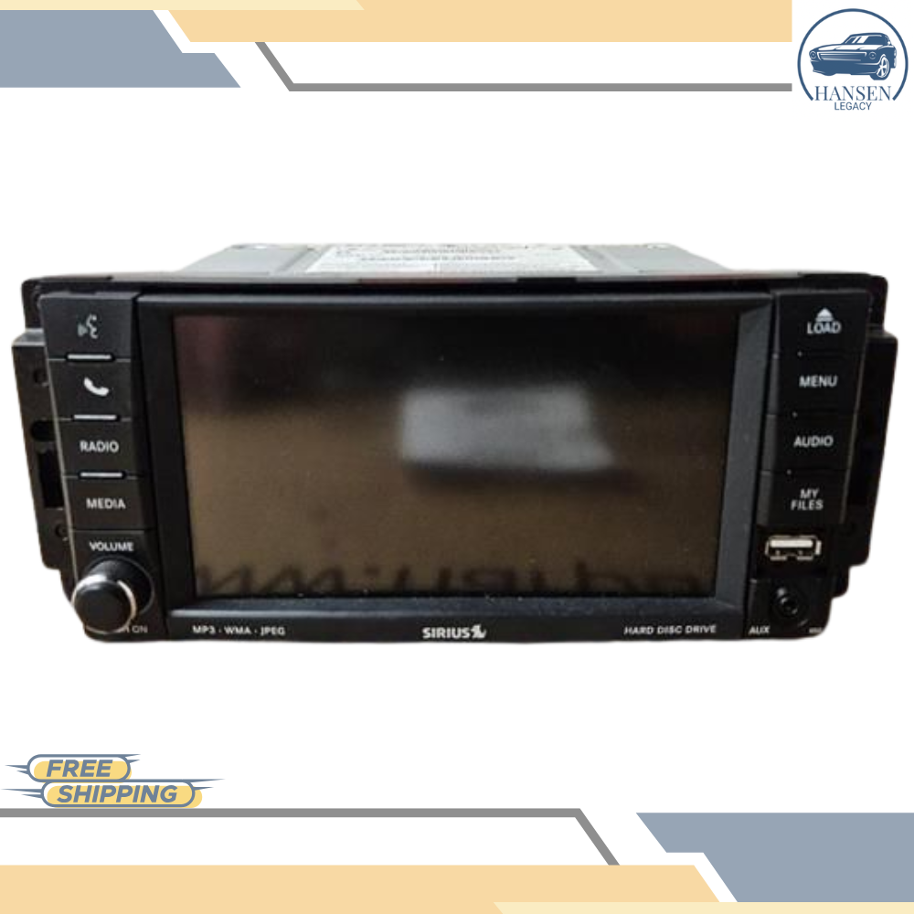 2008–2011 Chrysler Town & Country High Speed Radio CD DVD MyGig RBZ with Sat OEM — view 1