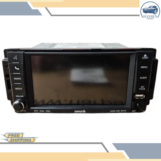 2008–2011 Chrysler Town & Country High Speed Radio CD DVD MyGig RBZ with Sat OEM — view 1