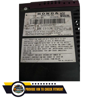 2008–2011 Honda Accord AM FM Radio Cd Player Audio Assembly With Single Disc OEM — view 4