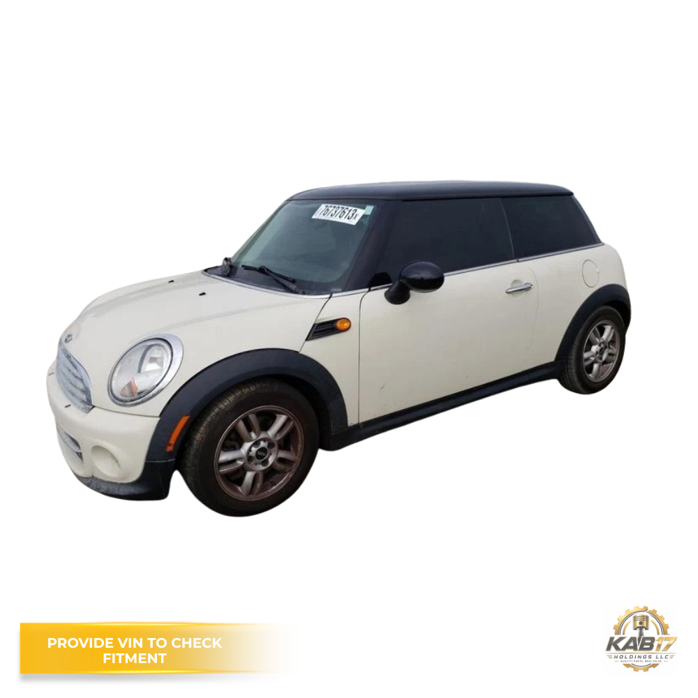 2012–2013 Mini Cooper LH Driver Sunvisor Sun Visor with Mirror & Light Black OEM — view 3
