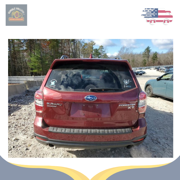 2014–2016 Subaru Forester Left Driver Side View Door Mirror Assembly LH Red — view 4