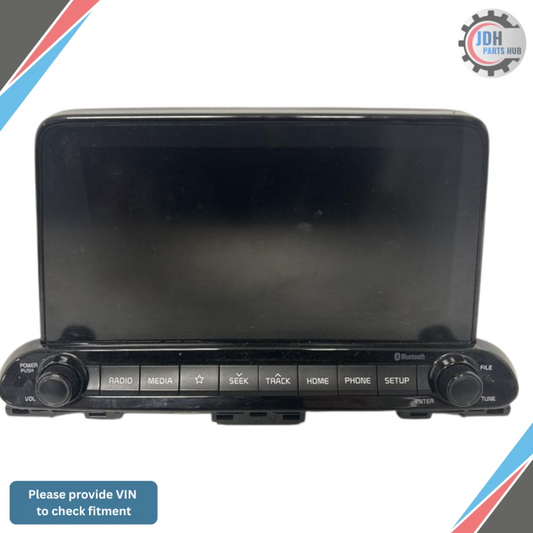2019–2020 Kia Forte AM FM Radio Receiver Display Screen without Navigation OEM — view 1