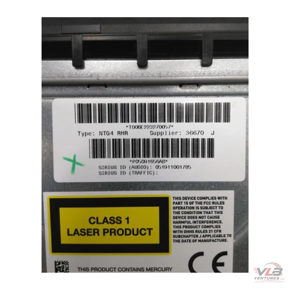 2011–2012 Chrysler 200 Navigation XM MP3 Radio RHR OEM 11 12 — view 2
