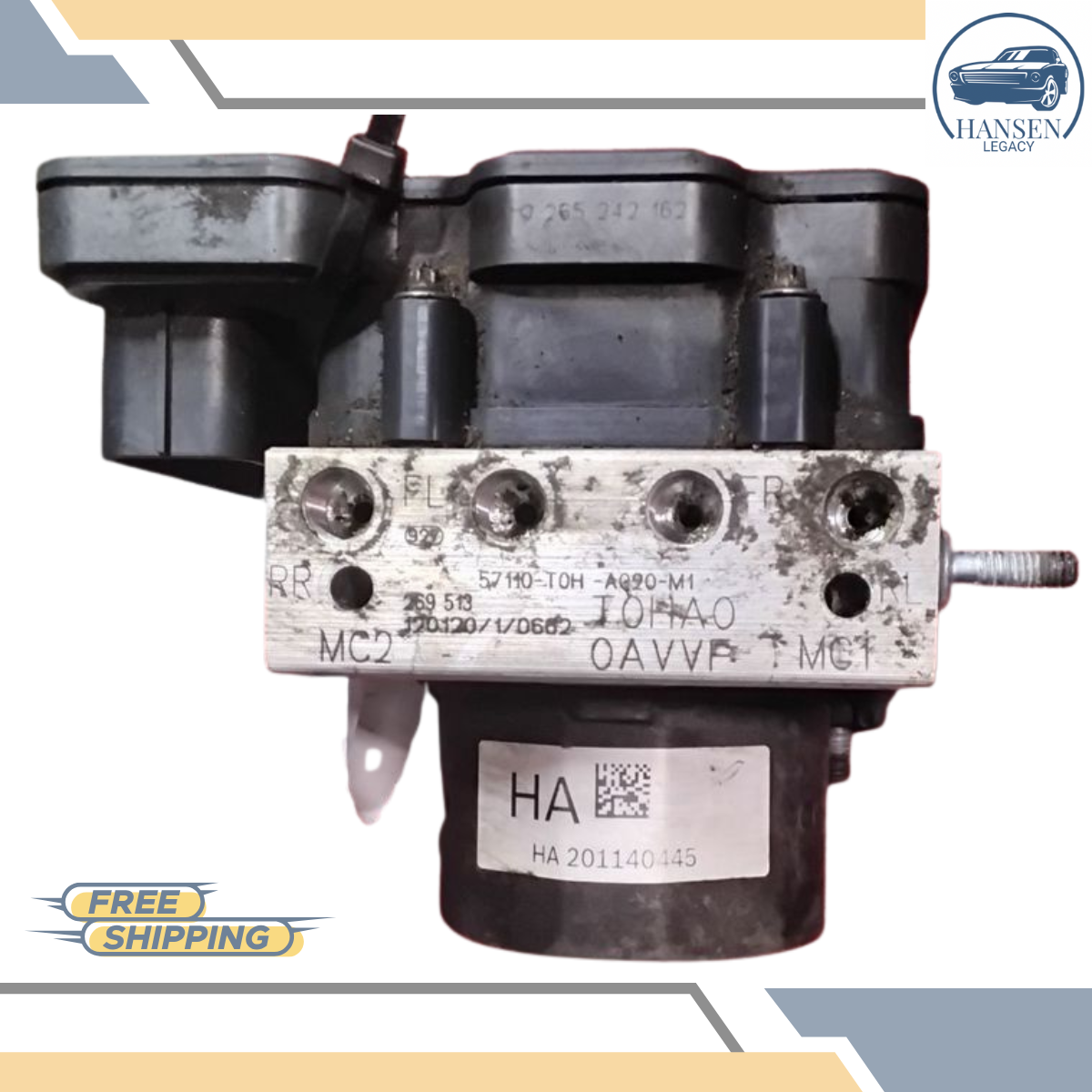 2012–2013 Honda CRV ABS Anti Lock Brake Actuator Pump FWD OEM — view 1