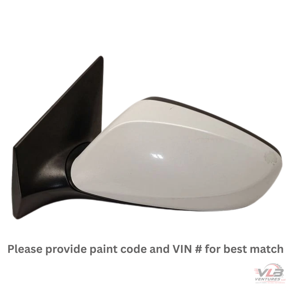 2011–2015 Hyundai Elantra Left Driver Side View Door Mirror Heated White OEM — view 1