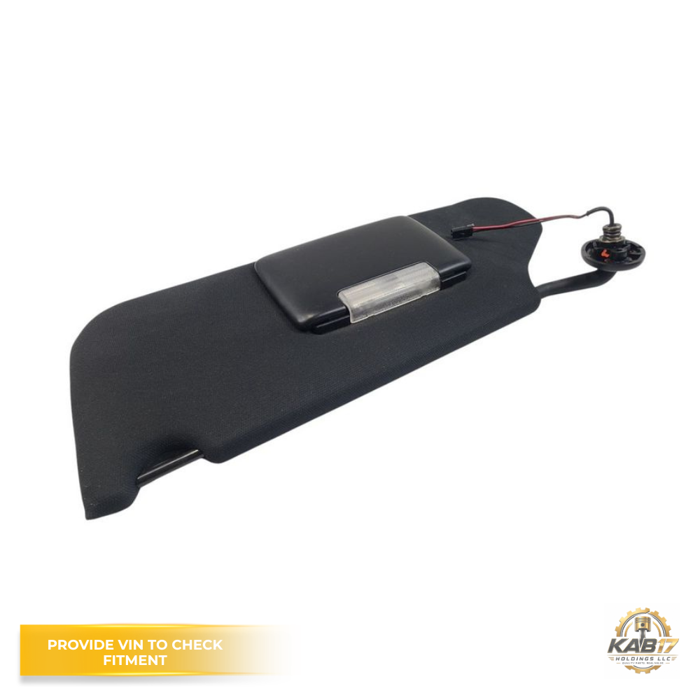 2011–2014 Chrysler 200 LH Left Driver Side Sun Visor Black OEM — view 4