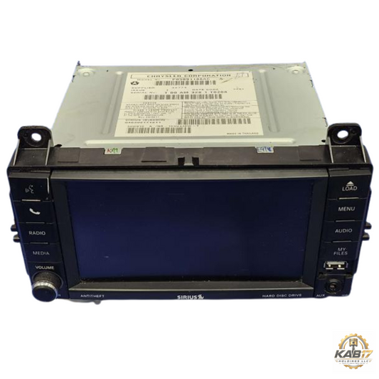 2012 Jeep Grand Cherokee Radio with Navigation Sat CD DVD HDD Face ID RHB OEM — view 1
