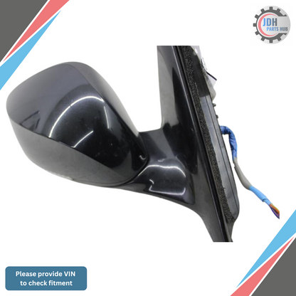 2014–2021 Infiniti Q50 Right Passenger Side Door Mirror Heated Gray — view 2