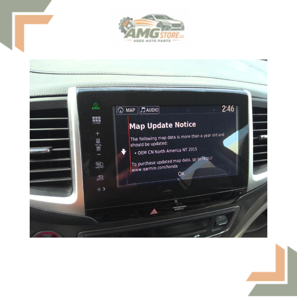 2016–2020 Honda Pilot Radio 8.0"Inch Display Screen Receiver AWD OEM 17 18 19 — view 2