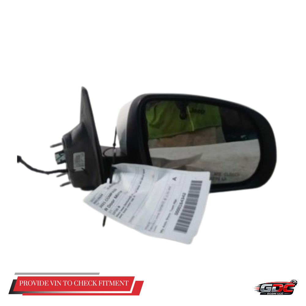 2017–2022 Jeep Compass Right Passenger Side Door Mirror Assembly White OEM — view 3