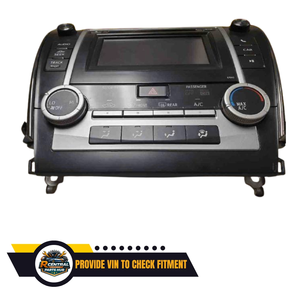 2012 TOYOTA CAMRY RADIO DISPLAY & RECEIVER 57012 OEM 12 — view 2