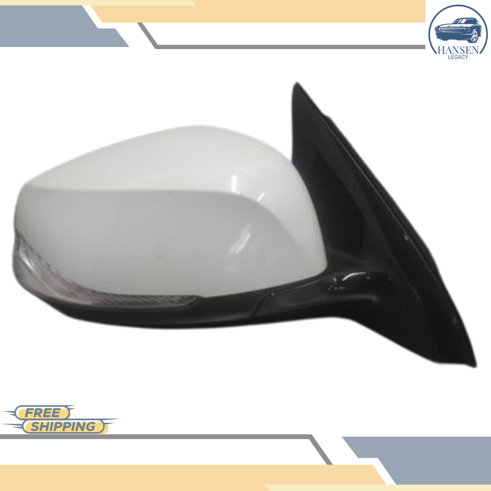 2017–2020 Infiniti QX60 Right Passenger Side Door Mirror Assembly White OEM — view 1